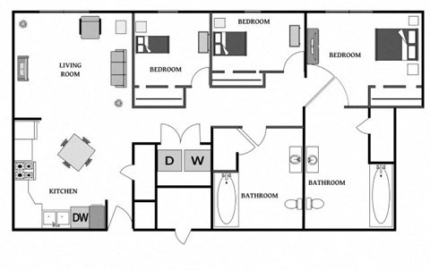 102 West Cherry Lane 1-3 Beds Apartment, Affordable for Rent - Photo Gallery 35